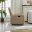 Haaniyah Boucle Fabric Swivel & Rocking Recliner-1535701557