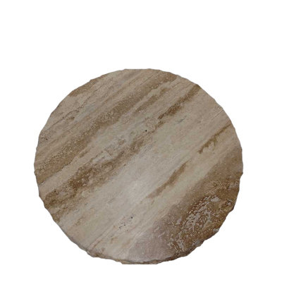 Modern Travertine Patio Bar Table