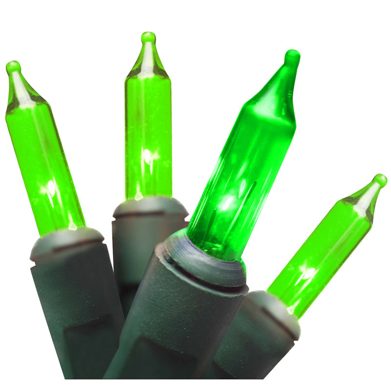 100 - Bulb 252 in. Plug-in Mini, Green, Blue