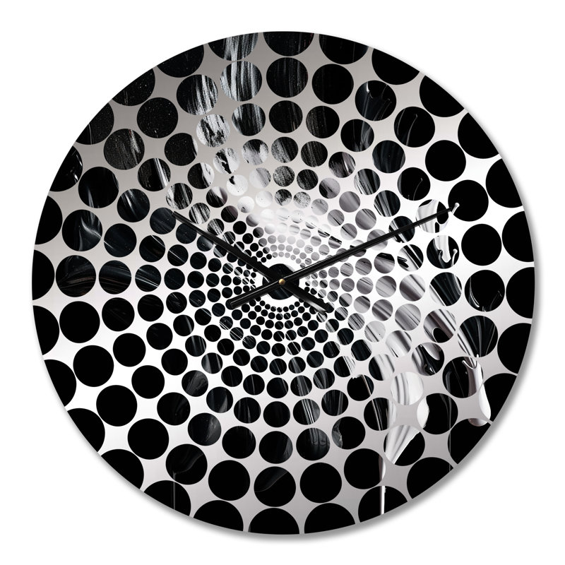 Adrika - Horloge murale géométrique abstraite, Petit