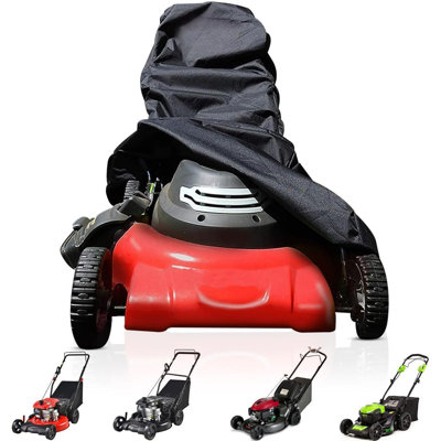 Push Lawn Mower Cover - Walk Behind Lawn Mower Covers Waterproof Heavy Duty, 600D Outdoor Push Mower Cover Universal With Storage Bag For Greenworks, -  ColorLife, GCJB0B7RH755Z