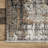 Aagna Distressed Medallion Power Loom Performance Brown/Gray/Ivory Rug-1559462663
