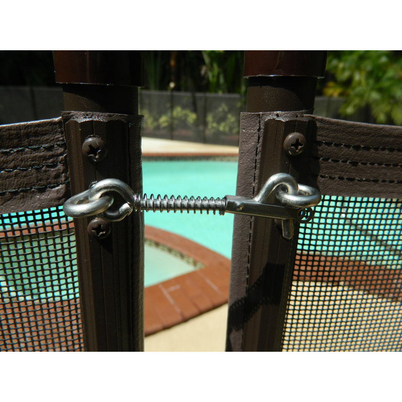 Vinyl Fencing with 4 Panel(s) Included, 48" H x 5" W x 5" D, Brown