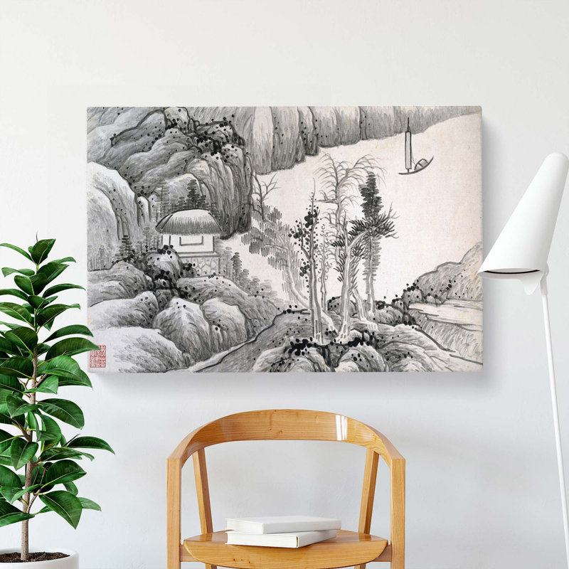 Landscape Vol.12 by Gong Xian - Wrapped Canvas, 35cm H x 50cm W x 3cm D