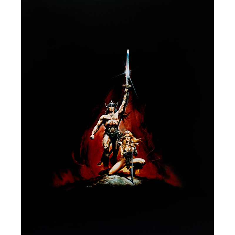 Conan the Barbarian, 24" H x 20" W