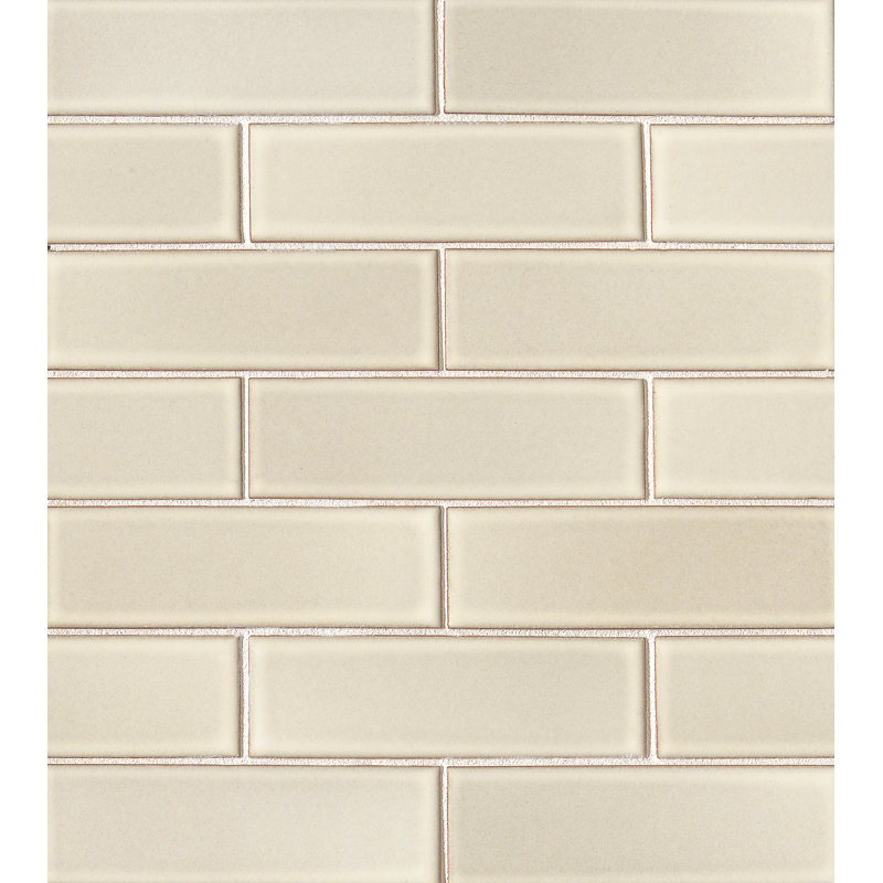 Carreau de porcelaine 2 "x 6" Zenia, Solaire