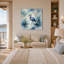 Impression sur toile Elegant Blue Heron-375775563