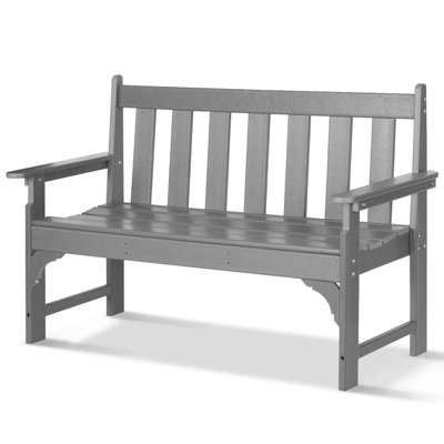 Outdoor Bench, Hdpe Patio Bench