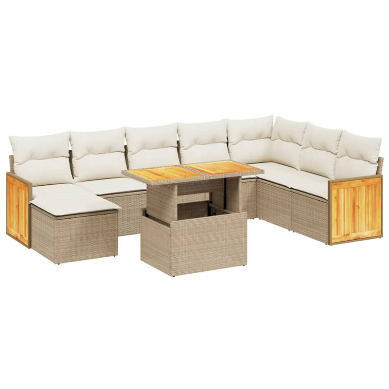Vidaxl Garden Sofa Set Beige
