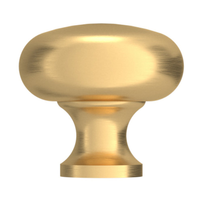 4706 Classic Knob, Satin Brass