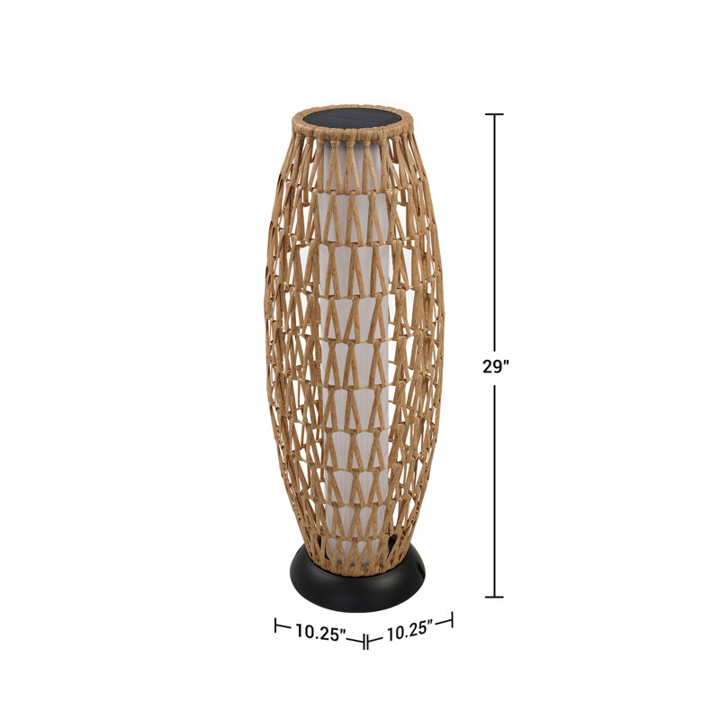 Austin 29" Solar Powered Integrated LED Outdoor Floor Lamp