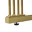 Table d'appoint empilable avec plateau en grain de marbre ultrabrillant (ensemble de 2)