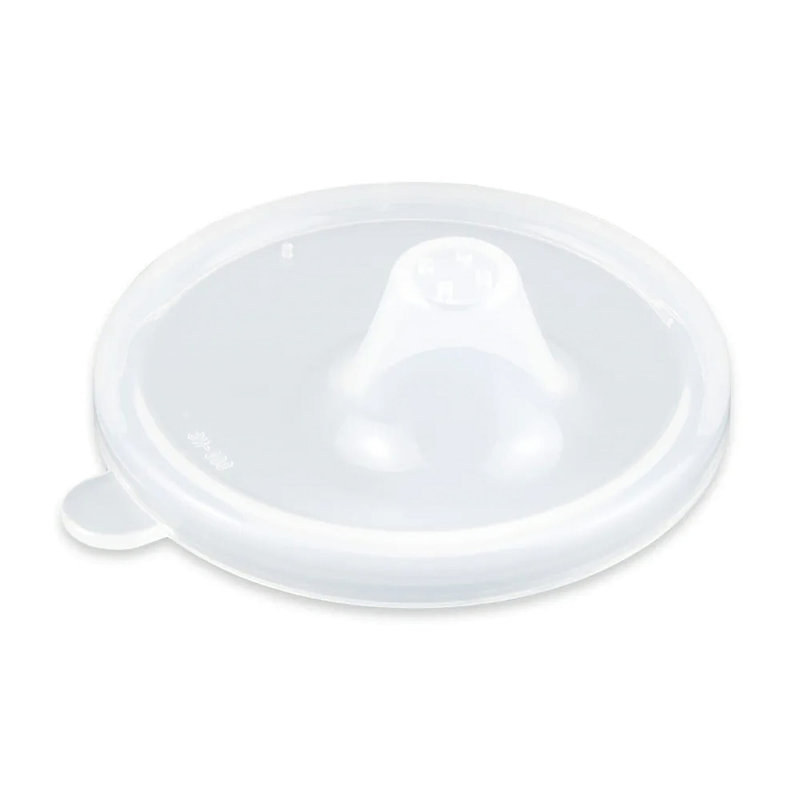 Couvercle réutilisable à ouverture simple GET SN-106-CL pour 6612, SN-103 et SN-104, transparent (paquet de 12)
