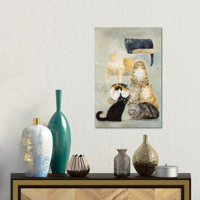 The Haynes Cats- Gallery-Wrapped Canvas Giclée