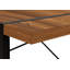 Bureau d'écriture rectangulaire, bureau d'ordinateur, bureau avec base en métal-1676379936