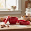 Tasses à mesurer tranchées, rouge-126833001