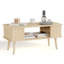 Table basse moderne 30 pouces avec rangement ouvert