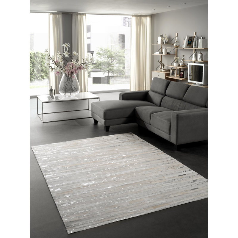 Abdullah Striped Hand Woven Area Rug, Runner 70 x 140cm