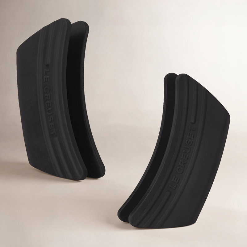 Silicone Pot Grips Set, Black