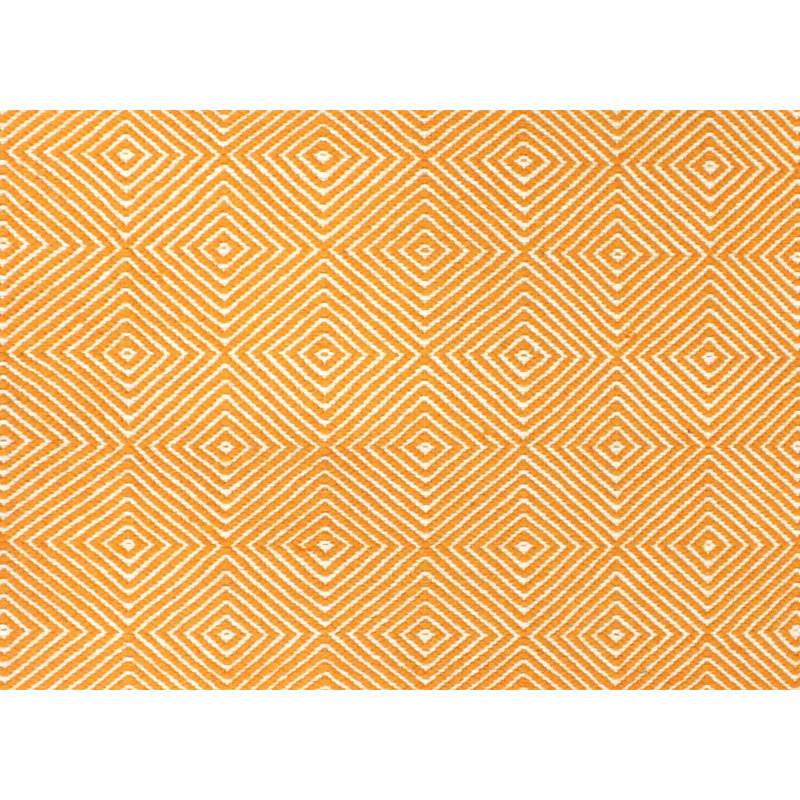 Dazzler Geometric Area Rug in Orange, Rectangle 8'2" x 10'1"
