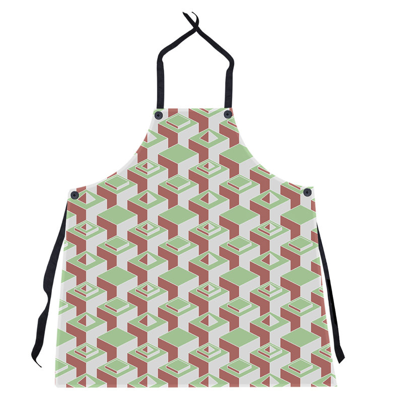Tablier de gratte-ciels, Vert/rouge