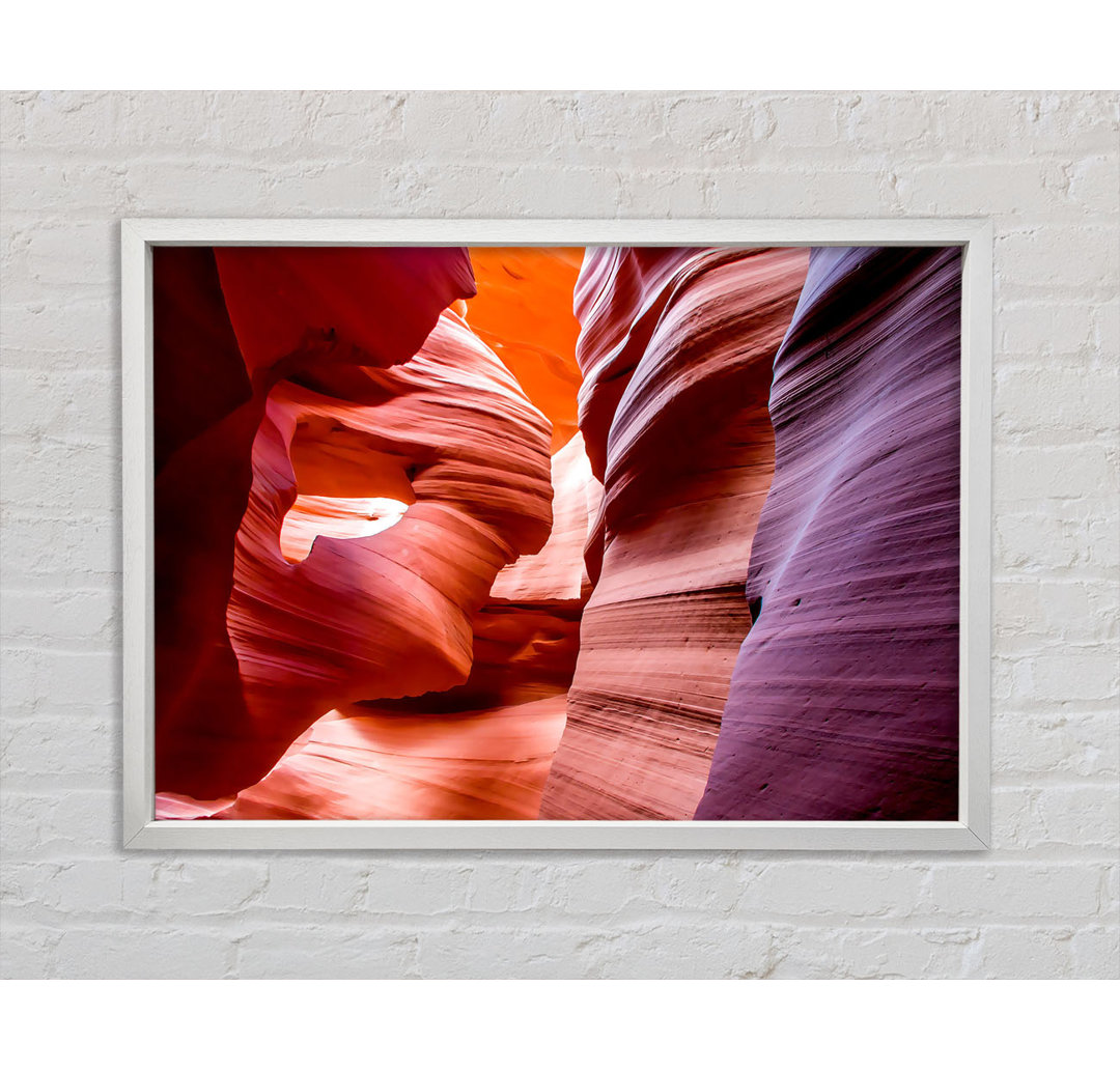 Lower Antelope Canyon - Einzelner Bilderrahmen Kunstdrucke auf Leinwand