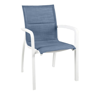 Chaise de salle à manger d'extérieur empilable Sunset Comfort