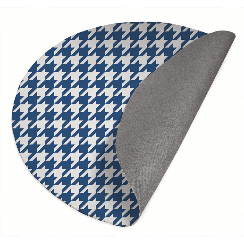 Tapis d'extérieur Envoyer dans les chiens, Rond 5 pi