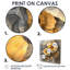«Autumn Mums Flowers On Onyx Crystal River II», art mural de salon pour les mamans-239081082-239081083-239081056