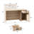 Jaquai Rectangle Manufactured Wood Reception Desk With Filing Cabinet