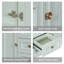 Base de meuble-lavabo mural simple 29,3 po seulement en vert