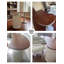 Bureau ovale avec 2 tiroirs-1218941794