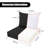 Fade Resistant Outdoor Chair Cushions Set Of 2, Deep Seat Patio Cushions 28.5 X 28.5 With Removable Cover, 28D High Resilience Foam Replacement Outdoor Seat Cushions With For Sofa, Adirondack Chair, Sectional,Black-124896497-124896486