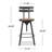 Keyosha Swivel  Adjustable Height Bar Stool-51154085-128042782-121838599