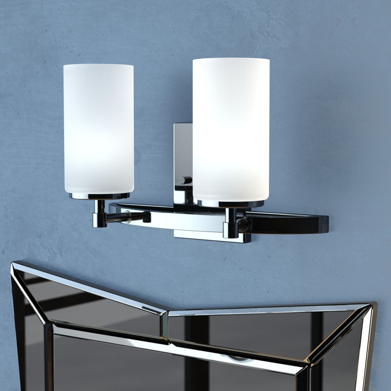 Alturas Two Light Wall / Bath from Generation Lighting , Chrome, No