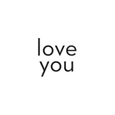 Love You Minimal - Wrapped Canvas Print