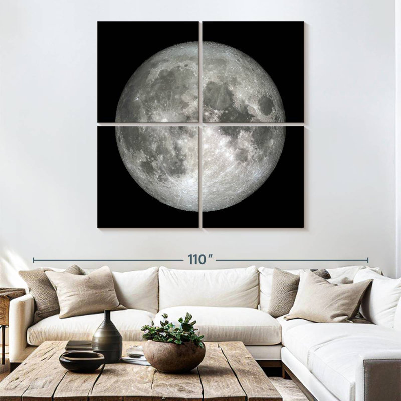 Oberle The Moon In Dark, 74'' H x 74'' W