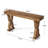 63-inch Solid Wood Console Table, Farmhouse Narrow Entryway Table With X-shaped Legs,  Long Sofa Table-1049530450