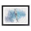 Dolphin Leading the Way in Abstract - Picture Frame Graphic Art Print-55734282-55734281