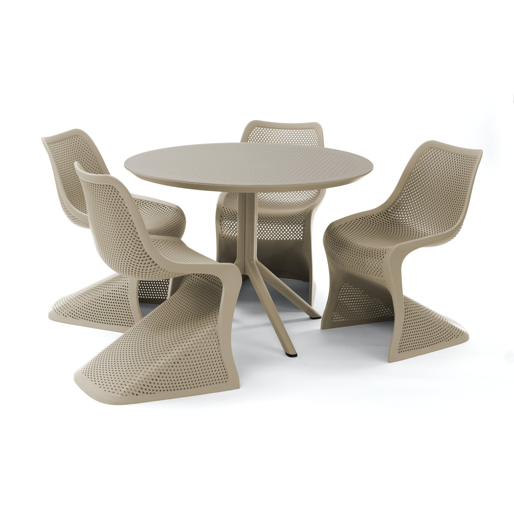 Nassau 5 Person Dining Set, Taupe