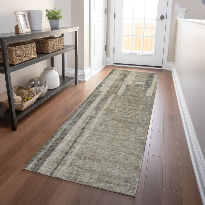 Tapis taupe Esmara , 2'3" x 7'6"