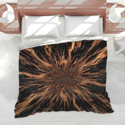 Bronze Radiating Burst Comforter