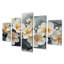 Velours fleur de cerisier I - art mural fleur de cerisier - ensemble de décoration murale traditionnelle
