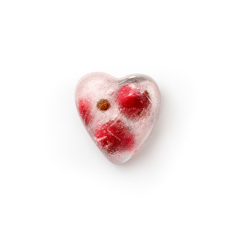 Lékué Heart Ice Cube Tray with Lid