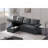 Upholstered Pull Out Sectional Sofa With Chaise-732438928