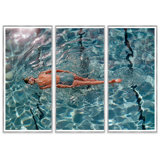 Women In Swimming Pool Giclee Print by Fred Lyon