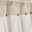 Button Solid Color Cotton Blend Tailored Window Valance-1590117521-1495815224