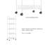 Humphreys 5-Tiered Narrow Rolling Storage Shelves - Mobile Space Saving Organizer Cart