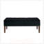 Banc capitonné moelleux avec rangement spacieux et clous décoratifs pour plus de confort et de style dans les chambres