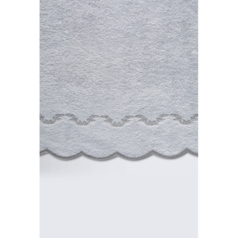 Serviette de bain Kiro simple, gris